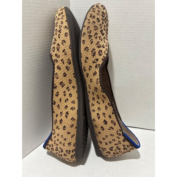 Rothy's The Flat Round Toe Limited Edition Cheetah Animal Print Womens sz 10.5 - Picture 4 of 7